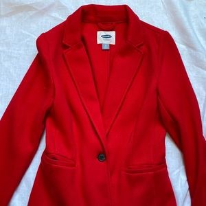 Womens old navy size XS red coat blazer